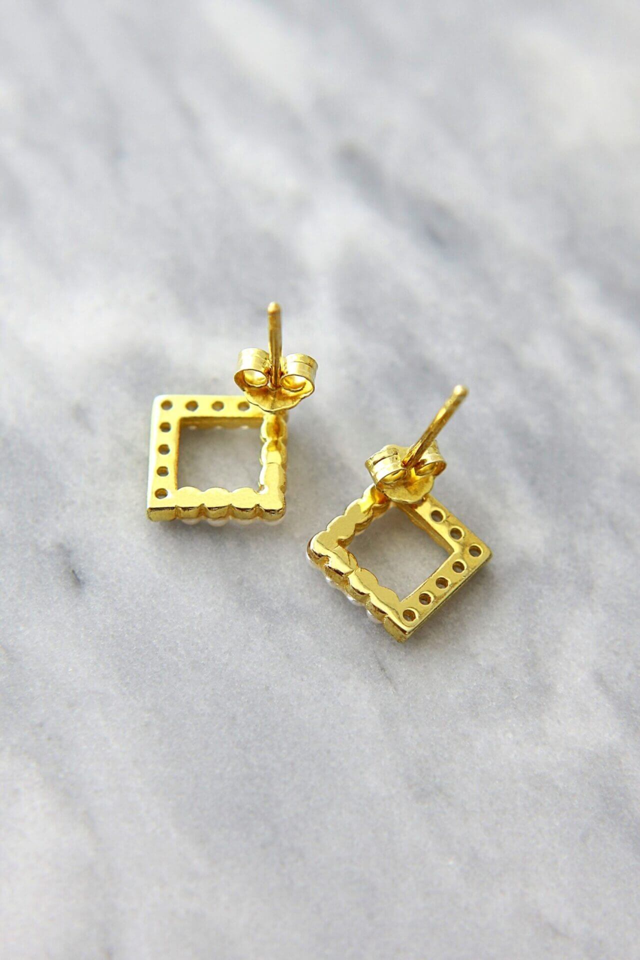 24K Gold Filled Stud Earrings